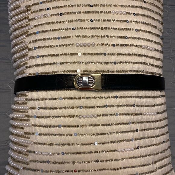 Vintage genuine leather belt, 37” - Picture 1 of 7